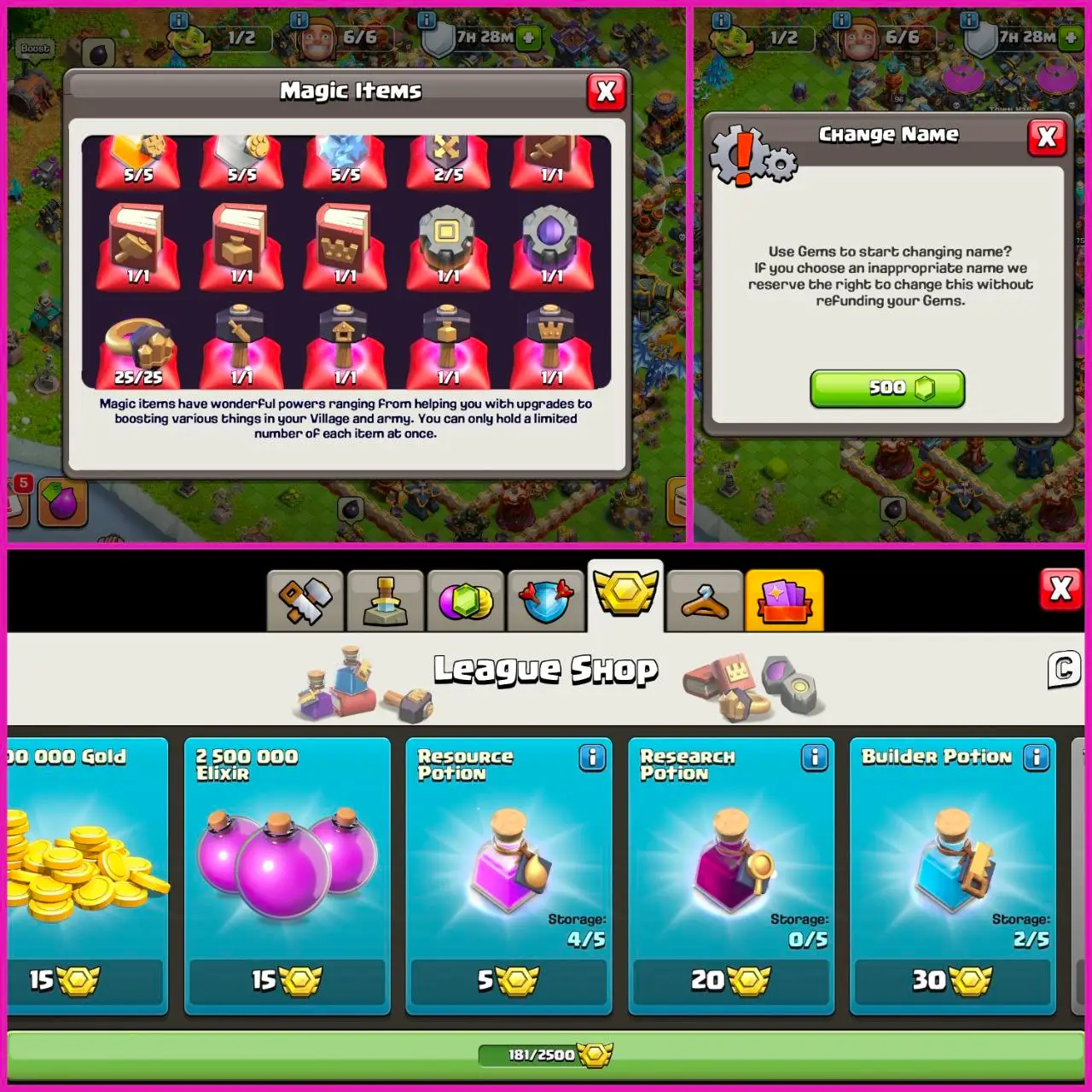 🏆 2 HEROES MAX 96-100-78-75-38 👑 POWER-PACKED TH17 🔥 | 7 EPIC 26 EQUIPMENT ⚙️ | STRONG DEFENCES 🛡 | MAGIC ITEMS STACKED 🏅 | RENAME -500 💠 | CWL MEDALS| QUICK DELIVERY 🚀