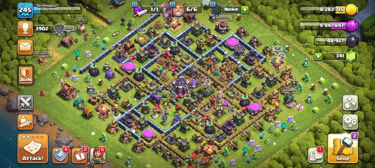 [#222] RAREST TH15 | 4750+ WAR STARS | 81-86-60-58-31 HEROES | 5700+ ATB | 1000 RENAME | TOTAL 9 HEROES | INSTANT DELIVERY