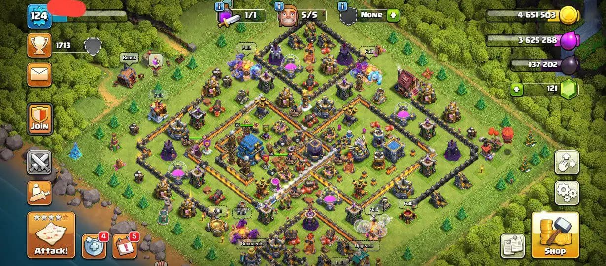 DONATION TH12 | 1374  WAR STARS AND MANY MAGIC ITEMS | HEROES 35-44-31-33| INSTANT DELIVERY
