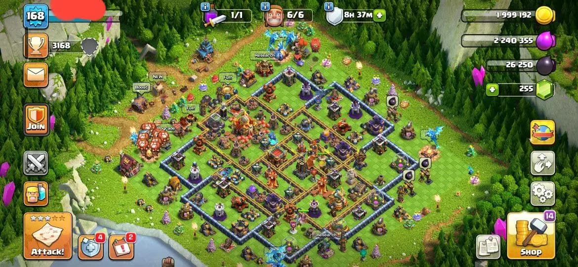 ⚔️ TH16 WARRIOR ACCOUNT ⚔️ | HEROES BUILT 36/49/40/21/17 👑 | EQUIPMENT READY ⚙️ | MAGIC ITEMS PACKED 🎁 | INSTANT TRANSFER 🚀