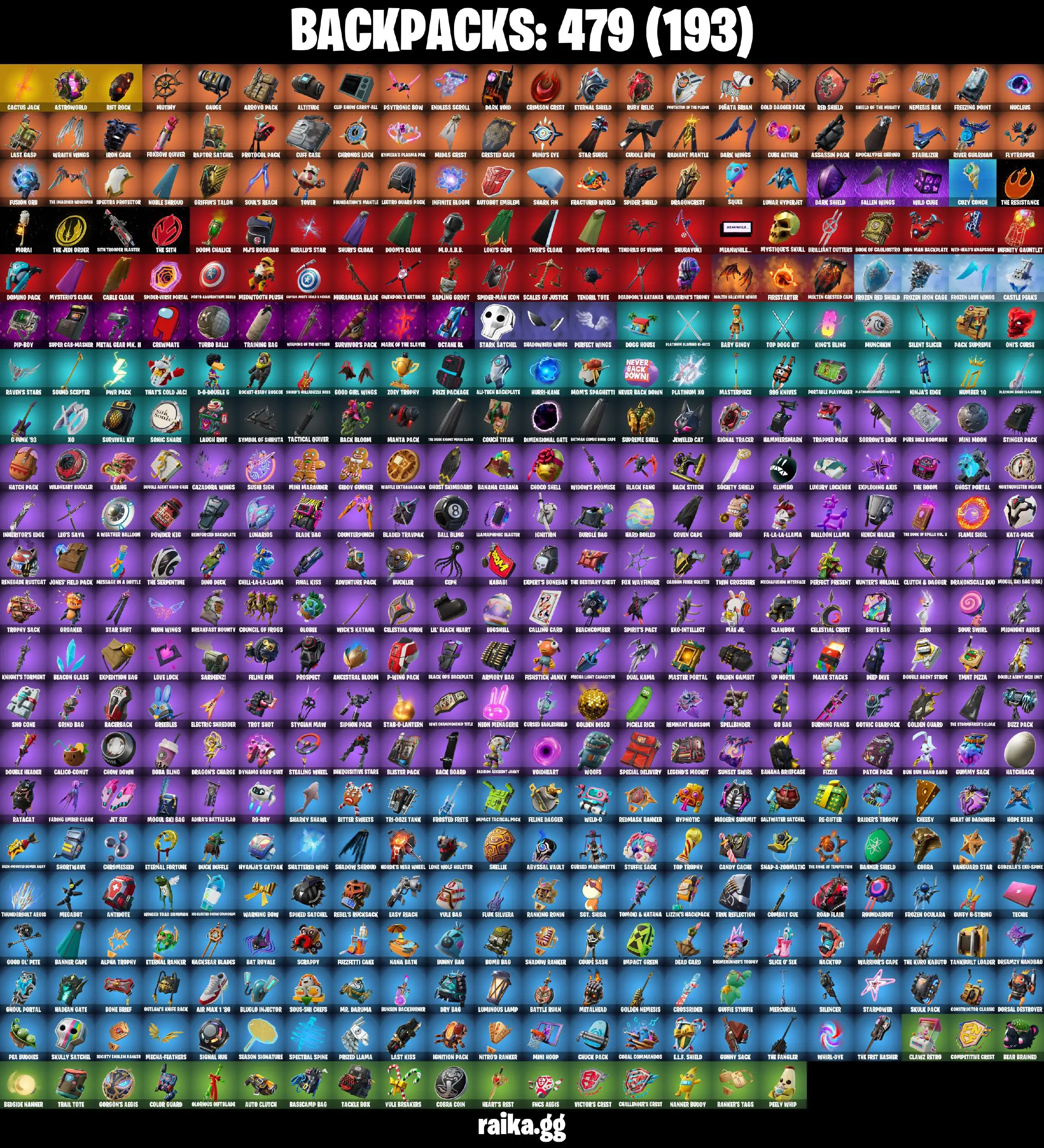 [PC/PSN/XBOX] 522 skins  Travis Scott | Psycho Bandit | Astro Jack | Merry Mint Axe | Renegade Raider | Aerial Assault Trooper | 1530 VB