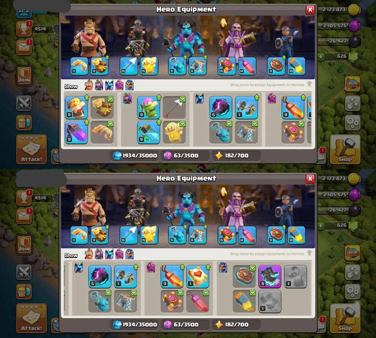 ⚔️ POWERED TH13 ACCOUNT ⚔️ | HEROES 🔥 58-63-47-39-22 👑 | MAGIC INCLUDED 🎁 | STRONG BASE 🛡 | READY TO TRANSFER ⚡️