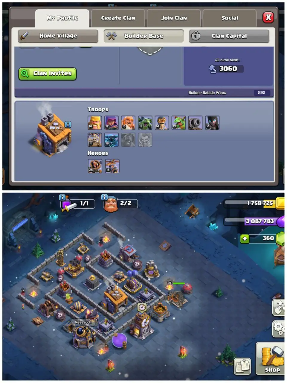 🎮 MAXED OUT TH13 | RARE TIGER MOUNTAIN SCENERY 🐯 | 602 CWL MEDALS | LOADED MAGIC ITEMS 🎯 | FAST DELIVERY 🚀