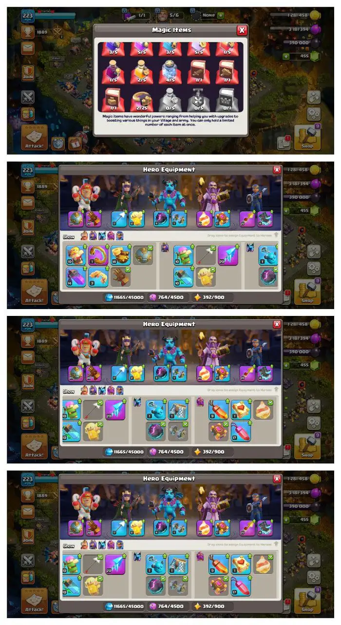 💣 TH15 MONSTER BASE 💣 | HEROES 79-80-50-55-30 👑 | 5502 ATB 📈 | WAR STARS 2K+ ⚔️ | MAXED MAGIC ITEMS 🎁 | DELIVERY NOW ⚡️