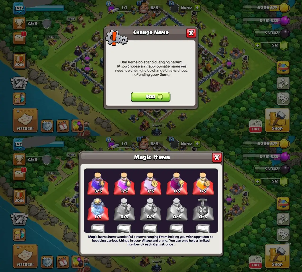 💎 TH13 FULL OVERLOADED ACC 💎 | 7 EPIC EQUIPS | 24 EQUIPS 🛠 | HEROES 61-64-42-40-2 👑 | MAGIC ITEMS 💰 | 500 RENAME ✅ | FAST DELIVERY 🚀