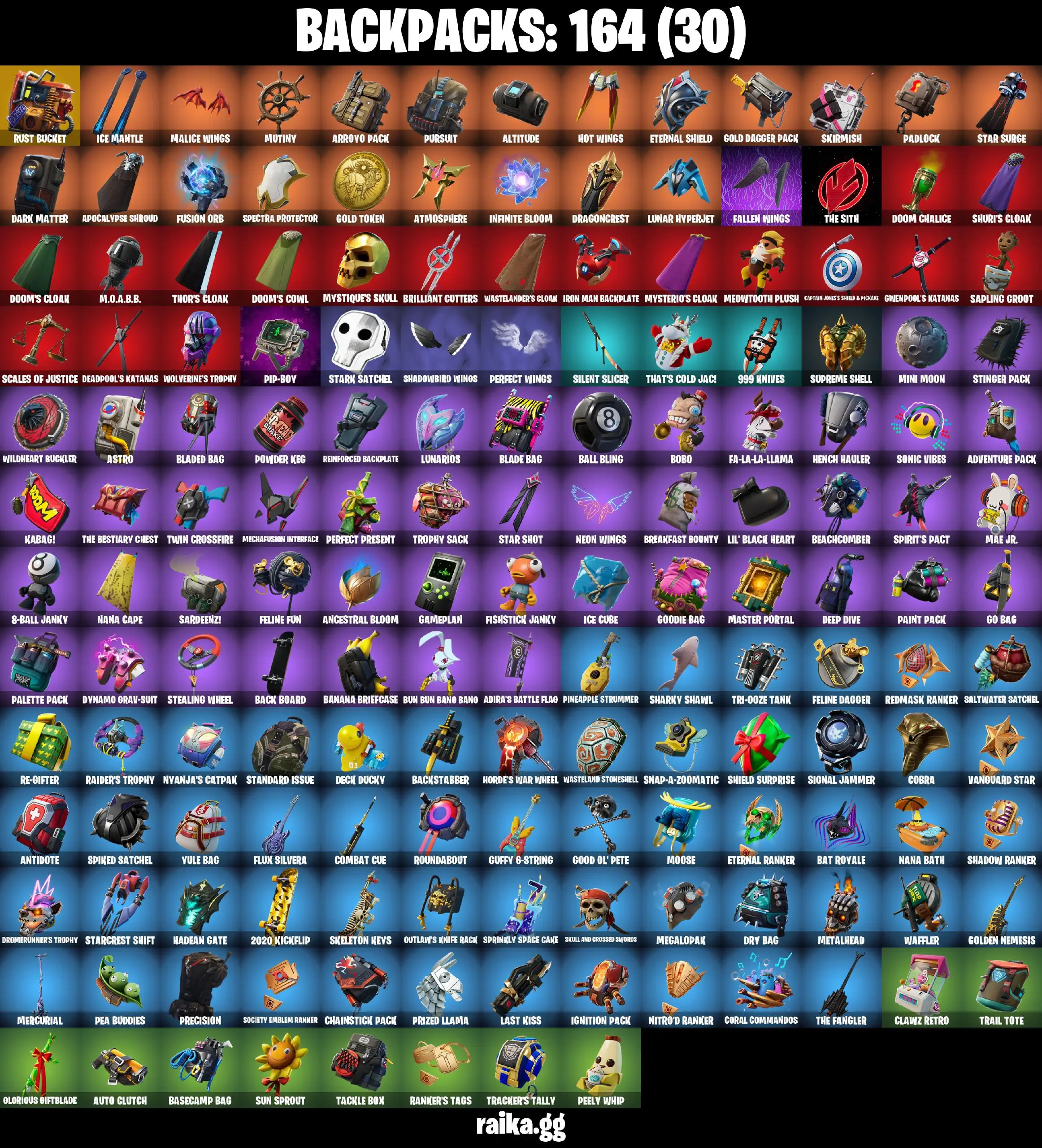 [PC/PSN] FA 138 skins | The Reaper | Merry Mint Axe | OG STW | Elite Agent | Take The L | Gold Midas | Gold Brutus | Paradigm (Reality-659)