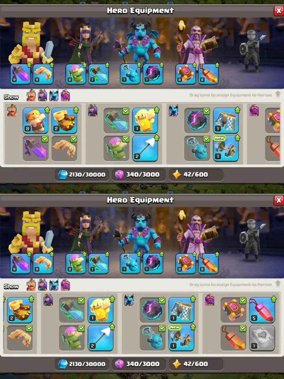 [#744] SEMI-MAX TH 12 | 50-50-22-20 HEROES | 100 CWL MEDALS | SOME MAGIC ITEMS | NICE EQUIPMENT | INSTANT DELIVERY