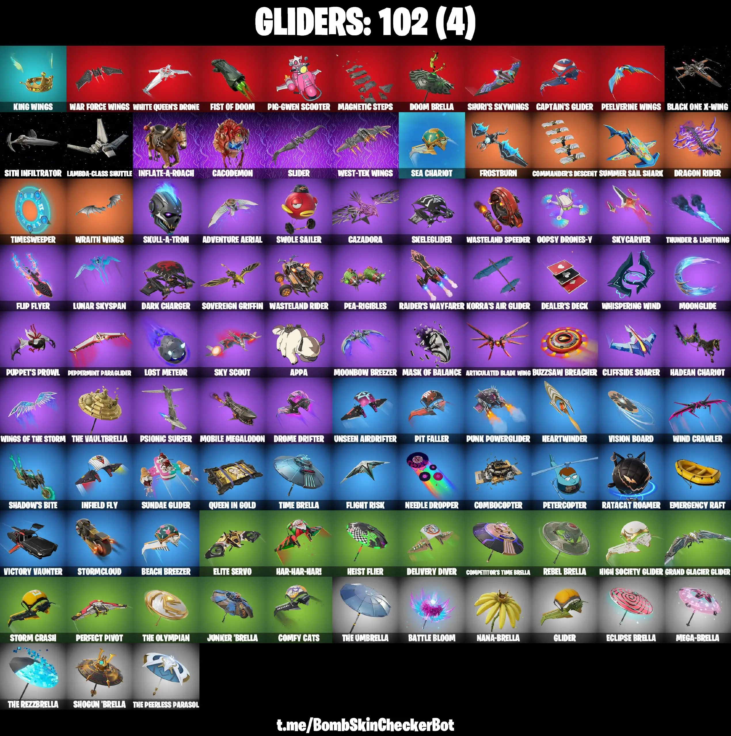 [PC/PSN/XBOX] 104 skins | Clone Trooper | Doom Slayer | Stray | Eren Jaeger | Knight  Helm | Black Goku | CRZ 8 | Renegade Lynx