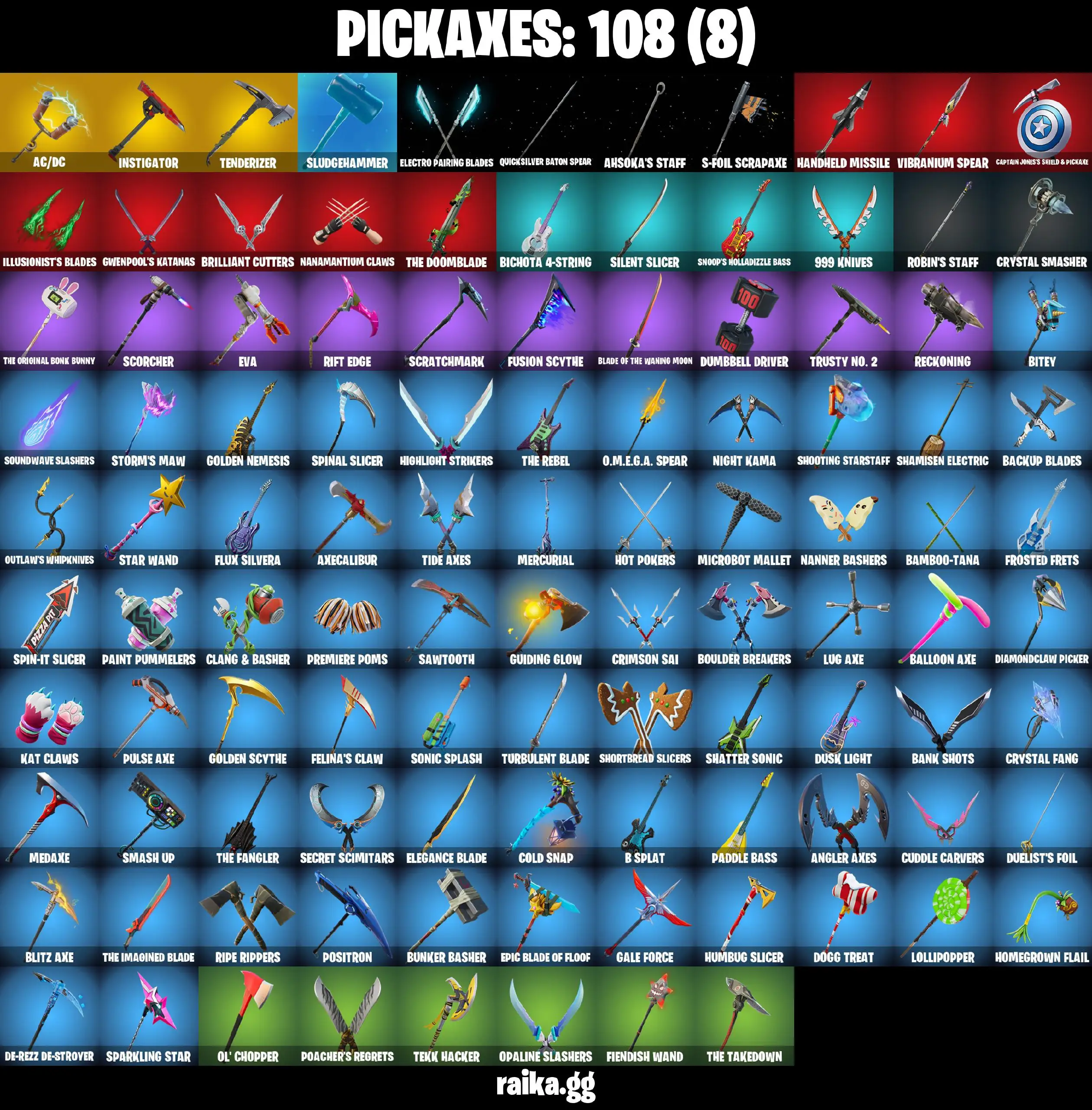 [PC/XBOX] Full 82 skins | Sparkle Specialist | Floss Take The l The Reaper | Blue Squire | Royale Knight | Trailblazer | Elite Agent  100 VB
