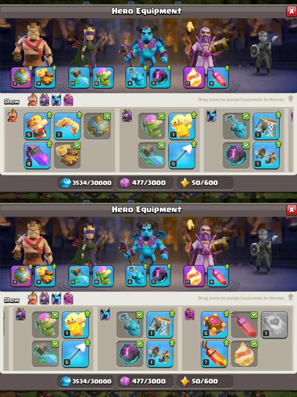 [#779] SEMI-MAX TH 13 | 41-53-29-10 HEROES | SOME MAGIC ITEMS | 500 RENAME | BEST EQUIPMENT | INSTANT DELIVERY