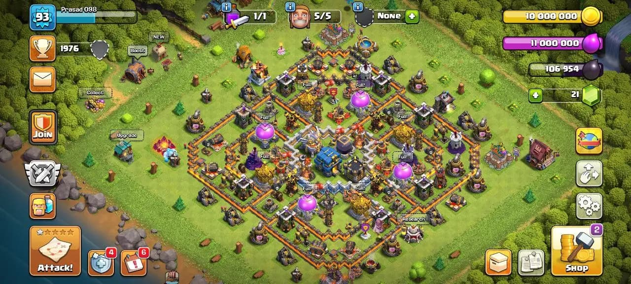 [#1322] SEMI-MAX TH 12 | 42-32-20-9 HEROES | FREE RENAME | INSTANT DELIVERY