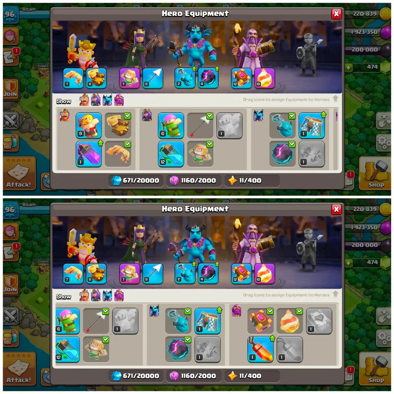 [VP] [#1524] SEMI-MAX TH 11 | 42-41-21-9 HEROES | STACKED MAGIC ITEMS | 484 CWL MEDALS | 500 RENAME | BEST EQUIPMENT | INSTANT DELIVERY