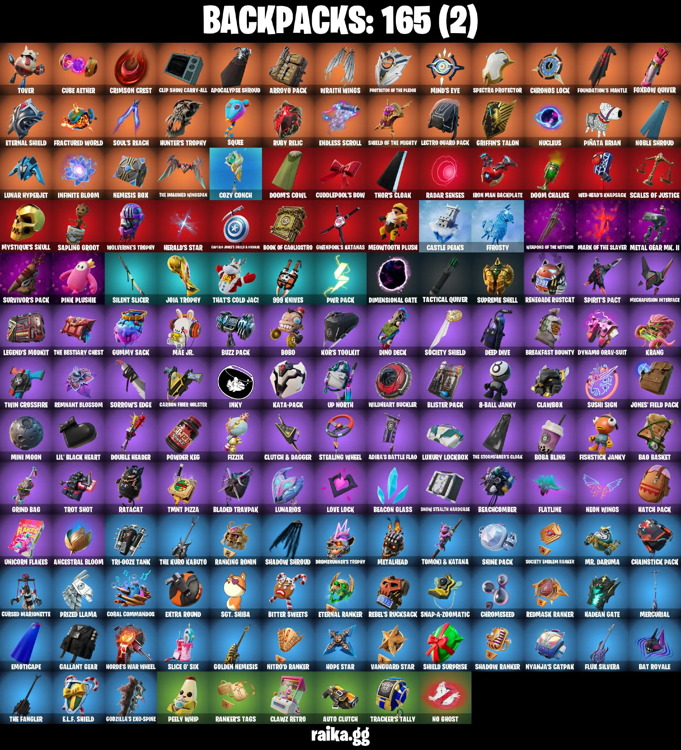 [PC/PSN/XBOX] FA 128 skins | Sultura | Omegarok | The Foundation | Ronin | Spectra Knight | The Ageless | Spire Assassin | Snap 