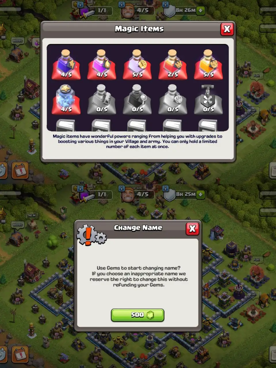 [#780] ALMOST MAX TH 13 | 56-68-35-35-9 HEROES | SOME MAGIC ITEMS | 500 RENAME | BEST EQUIPMENT | INSTANT DELIVERY