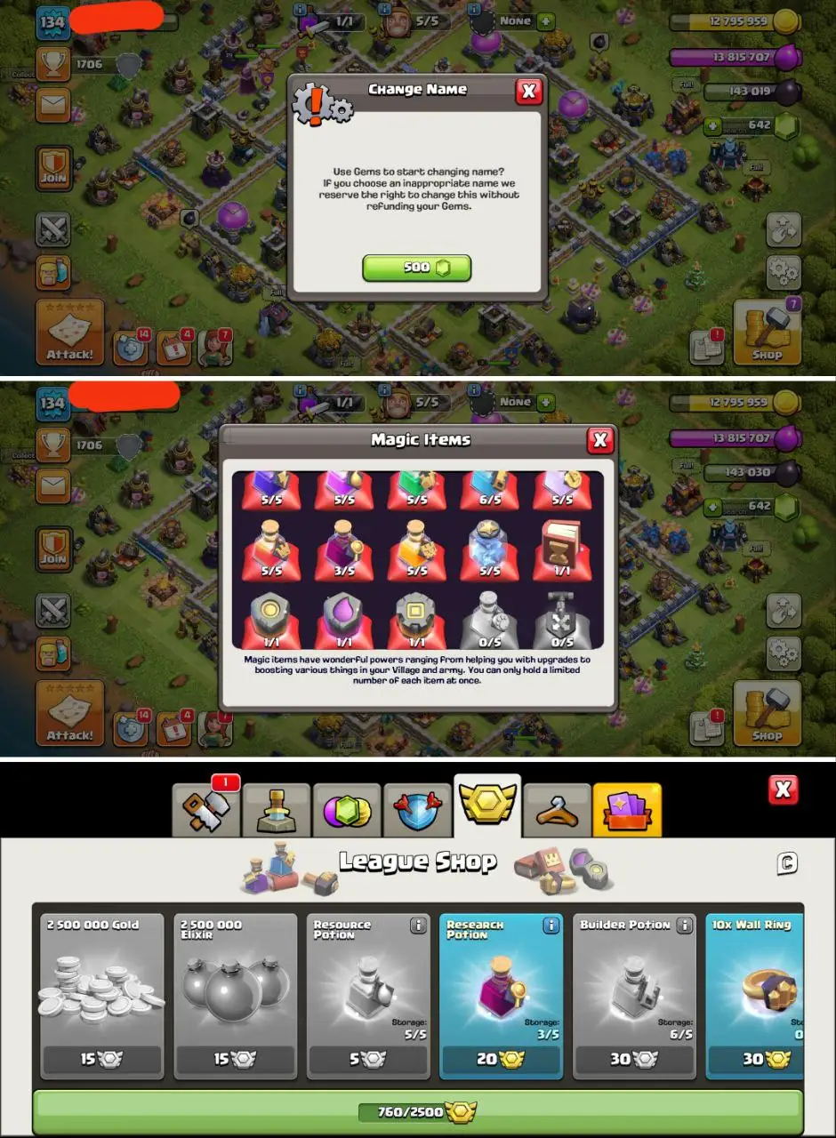 🔥 BUDGET TH13 WITH POWER ⚡️ | GOOD DEF 🔥 | CWL 760 🏅 | 500 RENAME 💠 | HEROES MAXING 👑 | DELIVERY INSTANT ✅