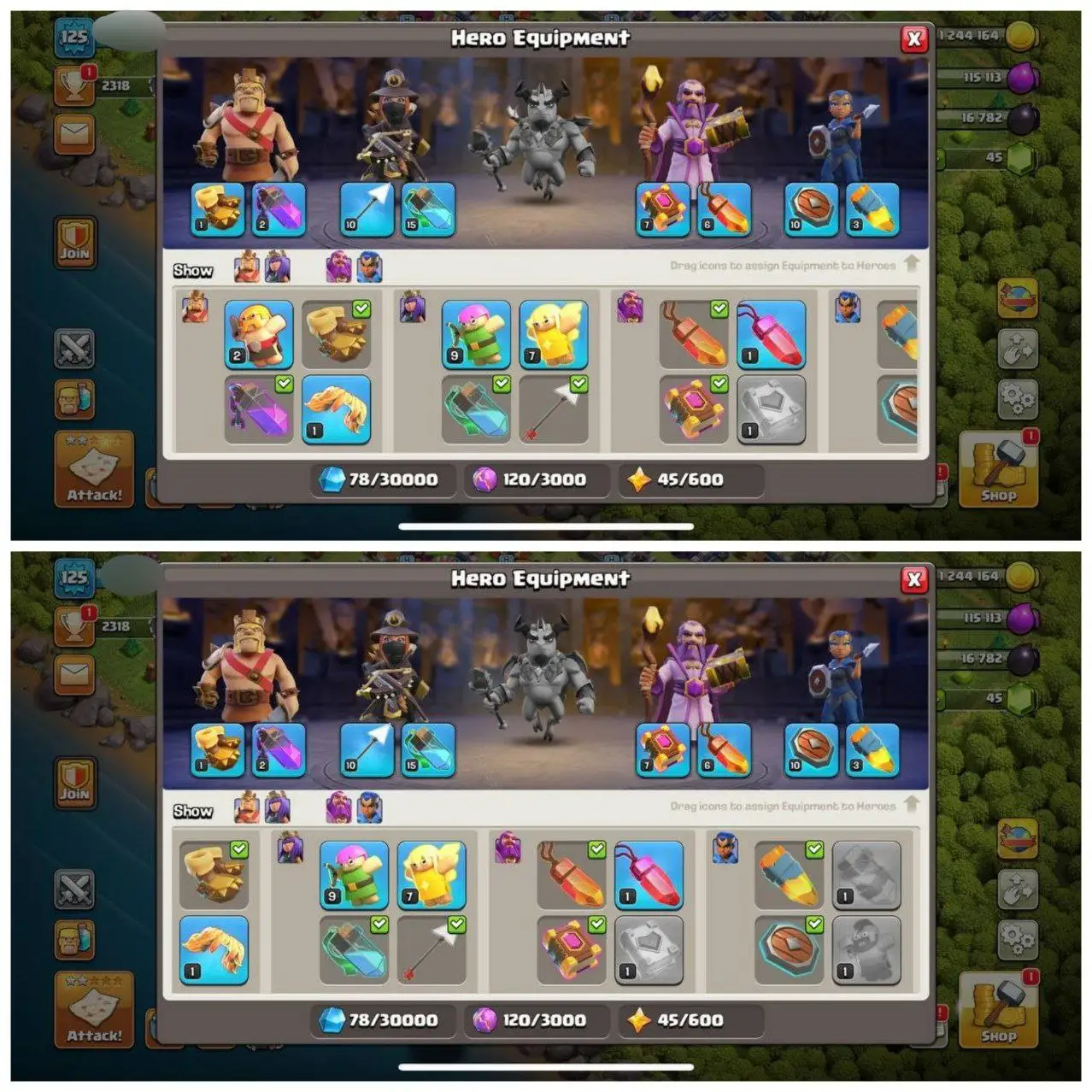 {CRAZY ACCOUNT} TH13 SEMI MAX⚡️XP-125⚡️HERO 21-60-18-7⚡️ BLUE WALLS⚡️OP LAB⚡️INSTANT DELIVERY 🚚
