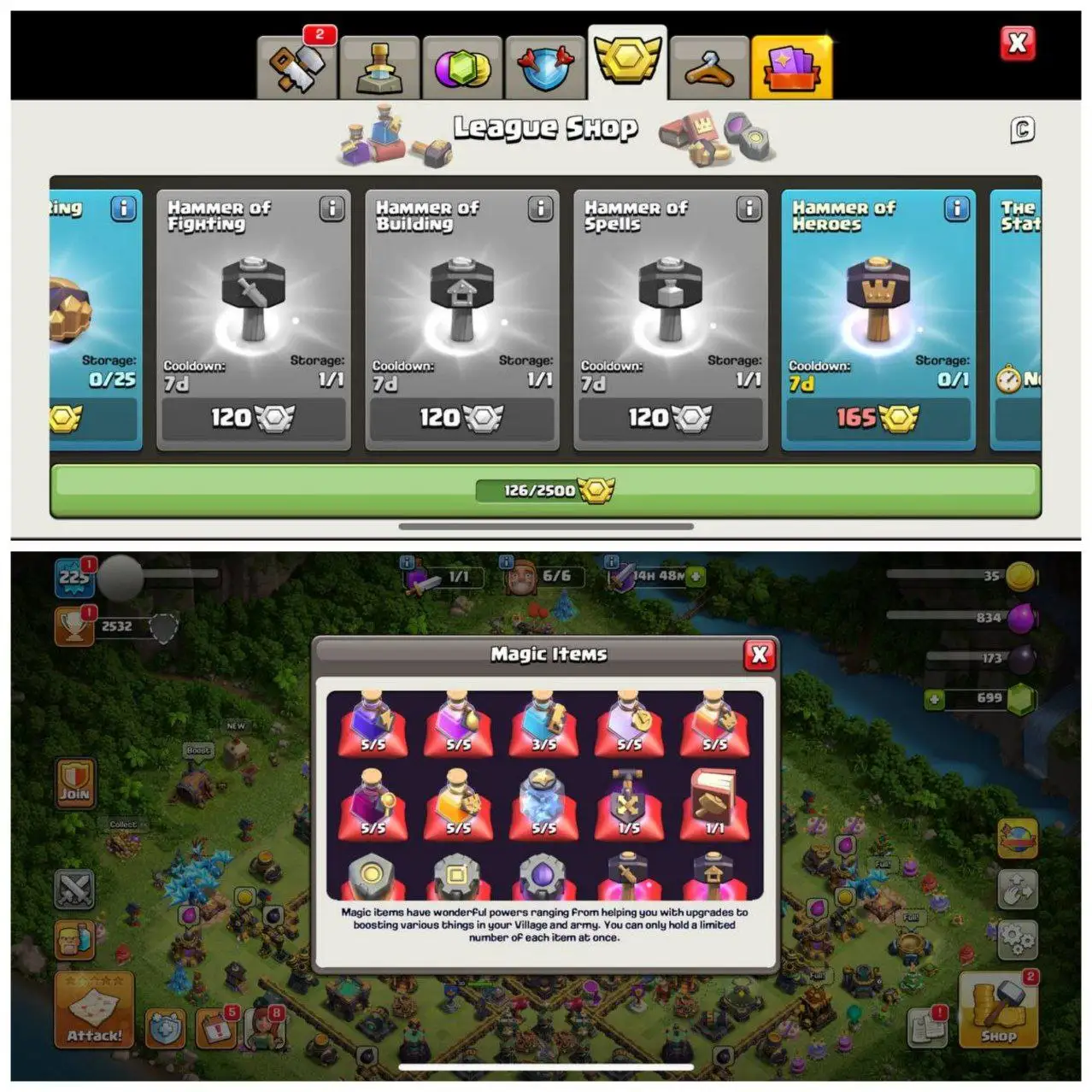 {STRONG ACCOUNT} TH14 PURE MAX⚡️5 EPIC EQUIPMENTS⚡️XP-225⚡️HERO 80-80-55-30 ⚡️  MAXED WALLS⚡️126 CWL MEDALS⚡️MAGIC ITEMS⚡️OP LAB⚡️INSTANT DELIVERY 🚚