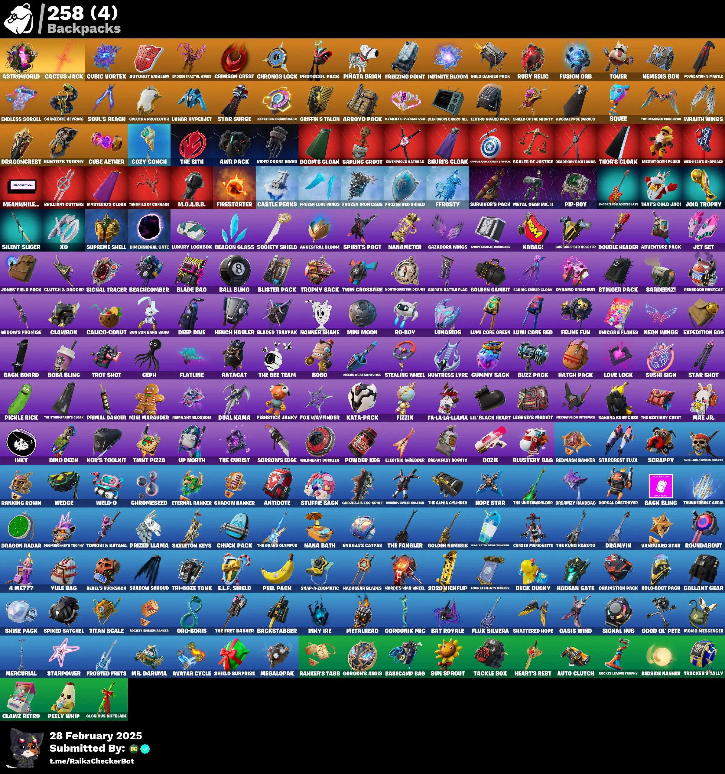 🛸 221 Skins · 36 Paid · STACKED Fortnite Account | Travis Scott, Darth Vader, Renegade Raider & More!