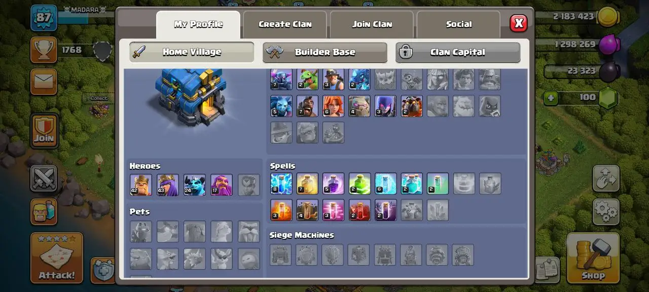 [#1315] SEMI-MAX TH 12 | 42-43-24-17 HEROES | 1000 RENAME | SOME MAGIC ITEMS | INSTANT DELIVERY
