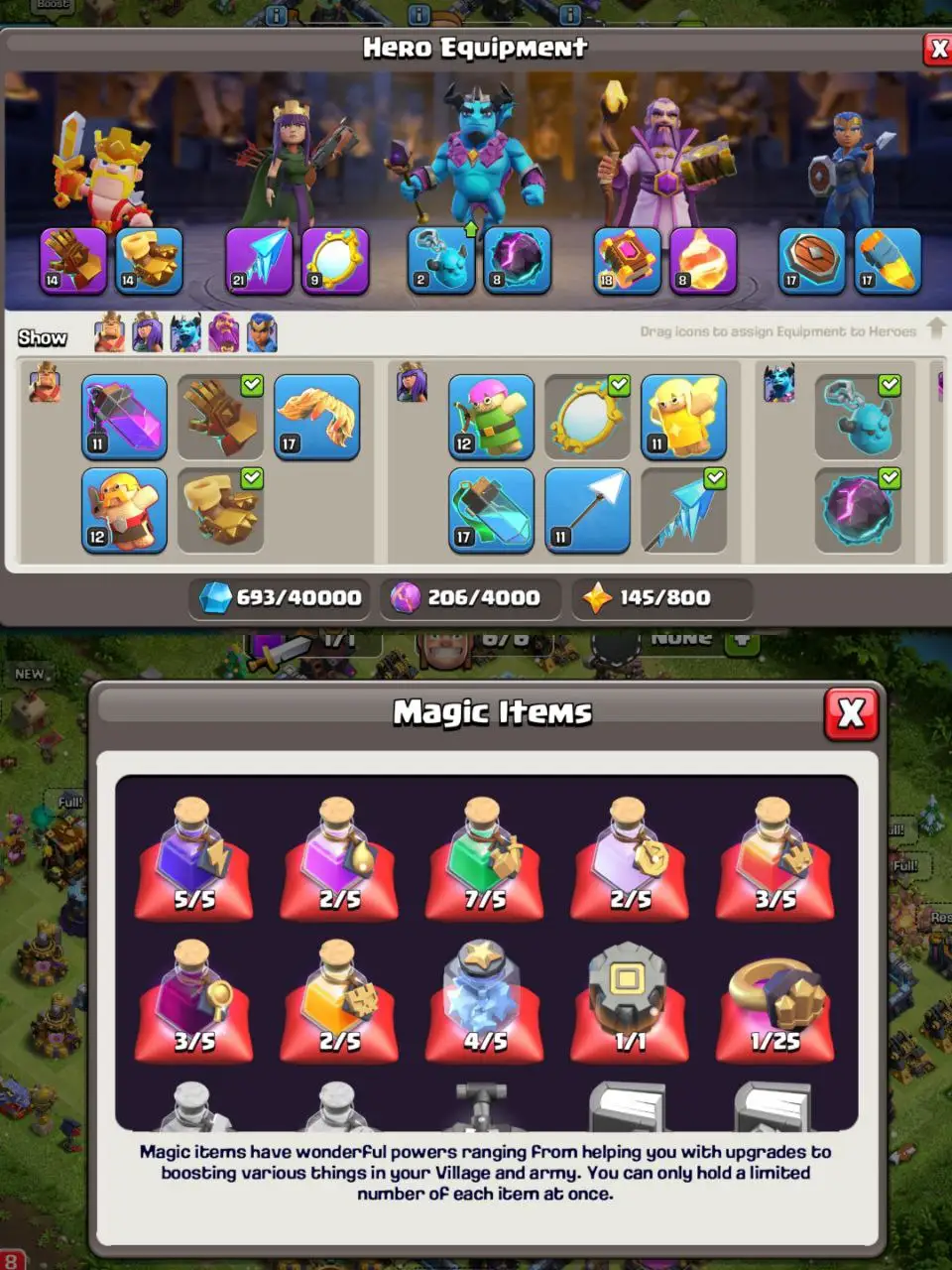 ⚔️ TH14 FOR SALE | SEMI MAXED | EQUIPMENT STACKED 🎒 GG-14 FA-21 MM-9 FB-8 | HEROES 61-80-50-51-30 | FAST TRANSFER 💨