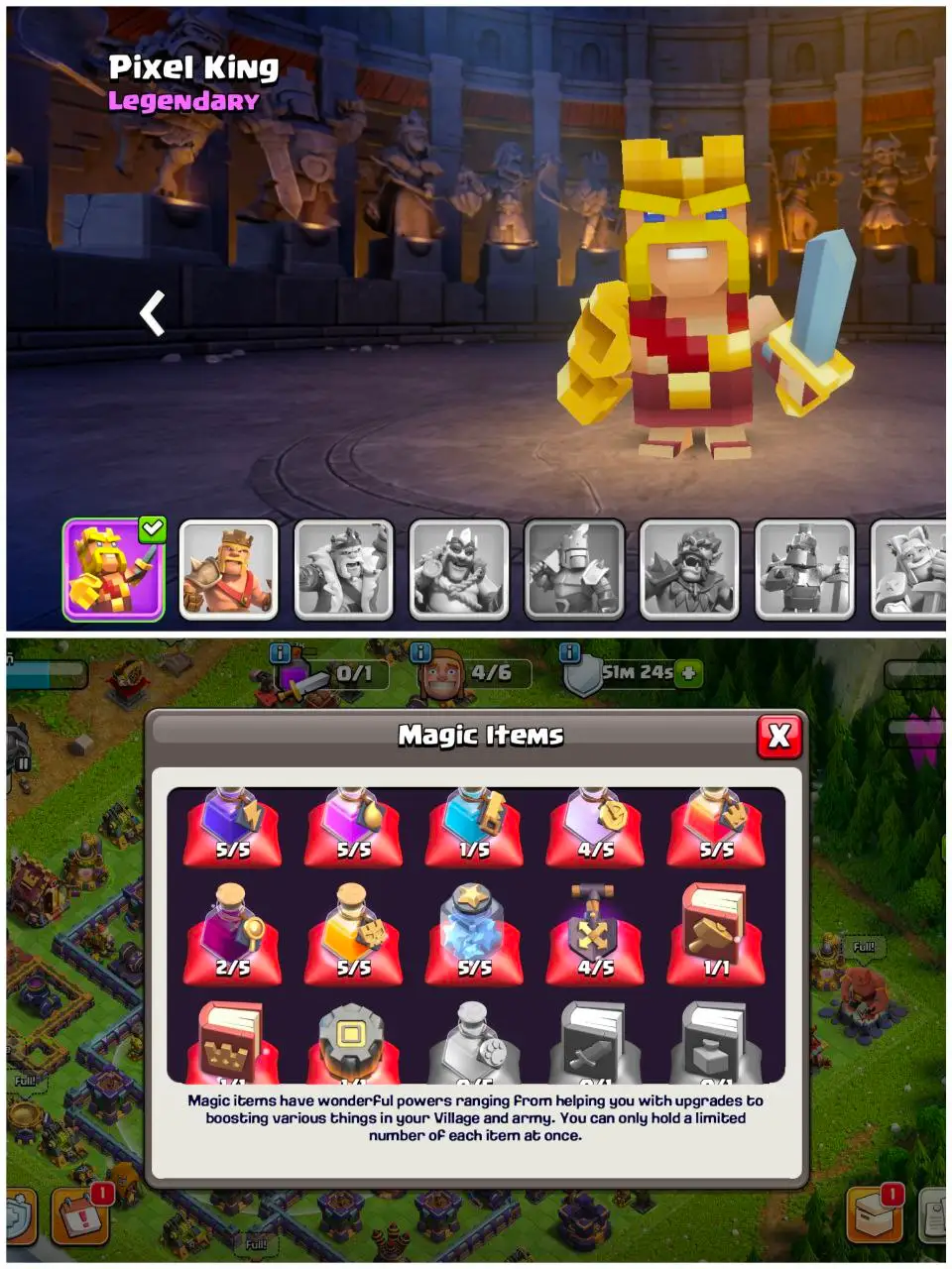 [#792] MAXED TH16 | PURPLE WALLS | 90-90-61-65-37 HEROES | BEST EQUIPMENT | 500 RENAME - GOOD MAGIC ITEMS | INSTANT DELIVERY