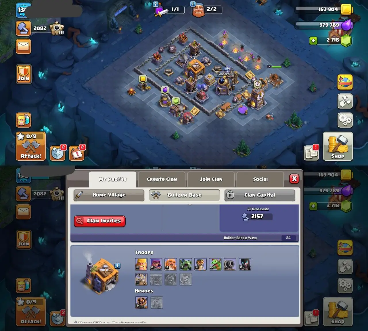 🔥 VERY GOOD TH13 🔥 | HEROES 48•49•27•20•2 👑 | MAGIC ITEMS STACKED 🎁 | EQUIPMENT READY ⚙️ | NC 1000 ✏️ | INSTANT DELIVERY ⚡️