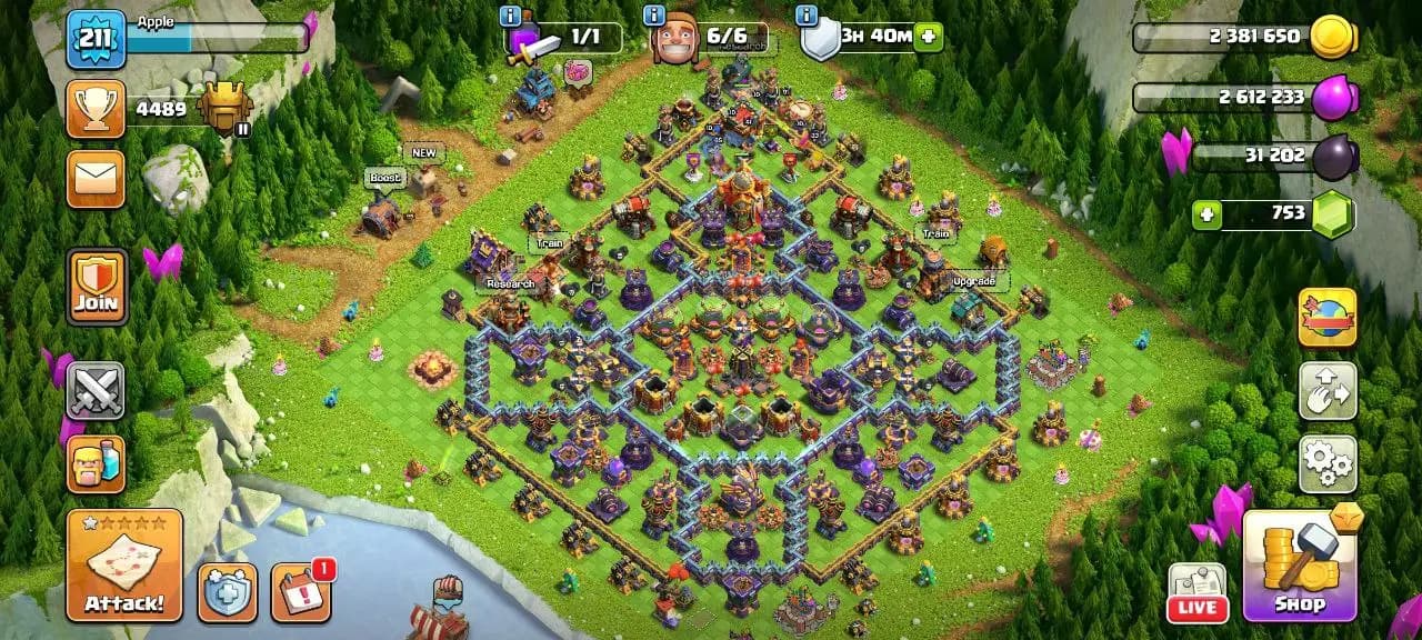 [#1347][VP] ALMOST MAX TH 16 | 83-91-62-65-41 HEROES | STACKED MAGIC ITEMS | 273 CWL MEDALS | 500 RENAME | BEST EQUIPMENT | TOTAL 5 HEROES SKIN | LEGEND ATB | CHEAP  PRICE | INSTANT DELIVERY