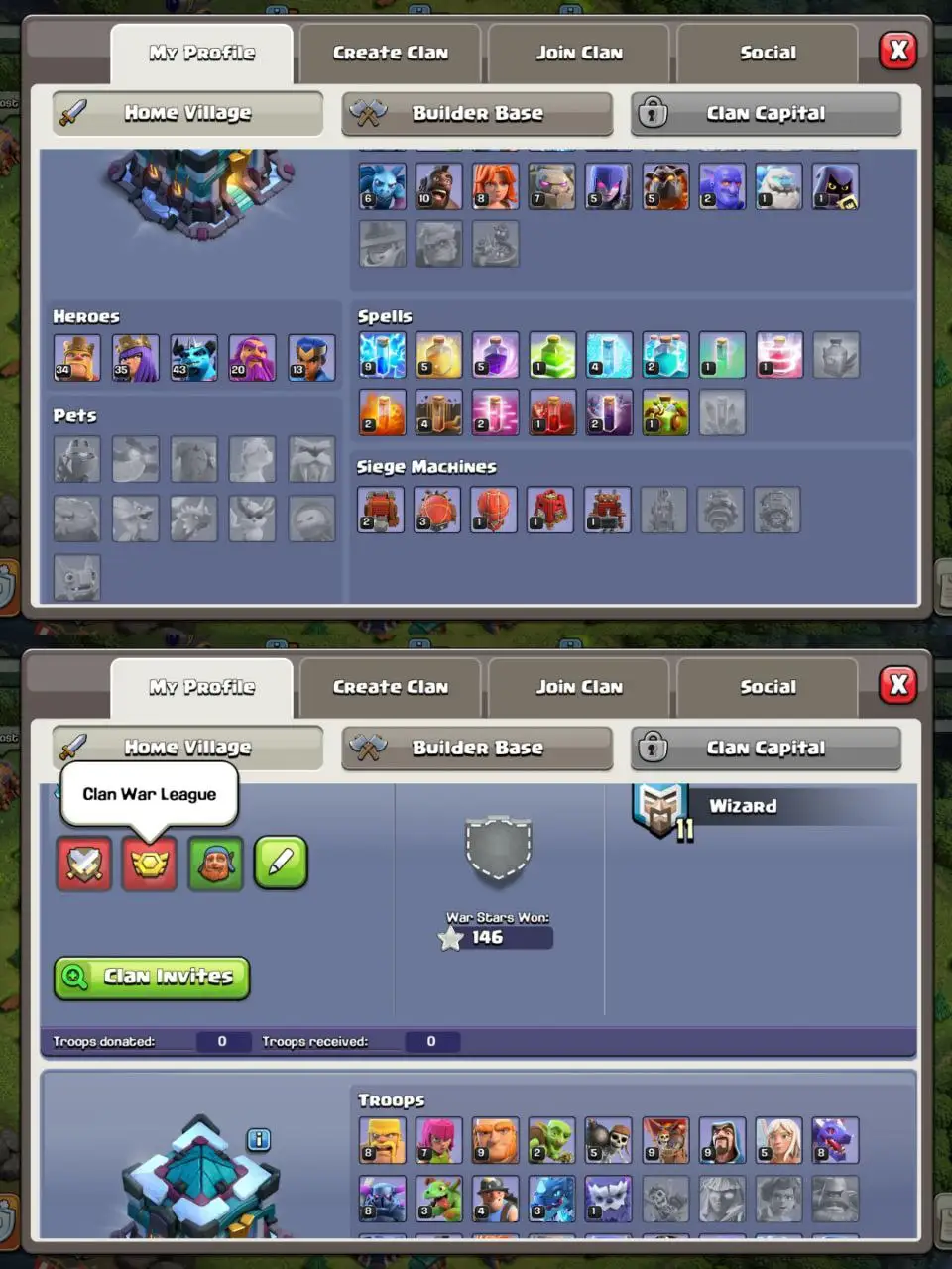 [VP] [#1518] SEMI-MAX TH 13 | 34-35-43-20-13 HEROES | SOME MAGIC ITEMS | FREE RENAME | INSTANT DELIVERY