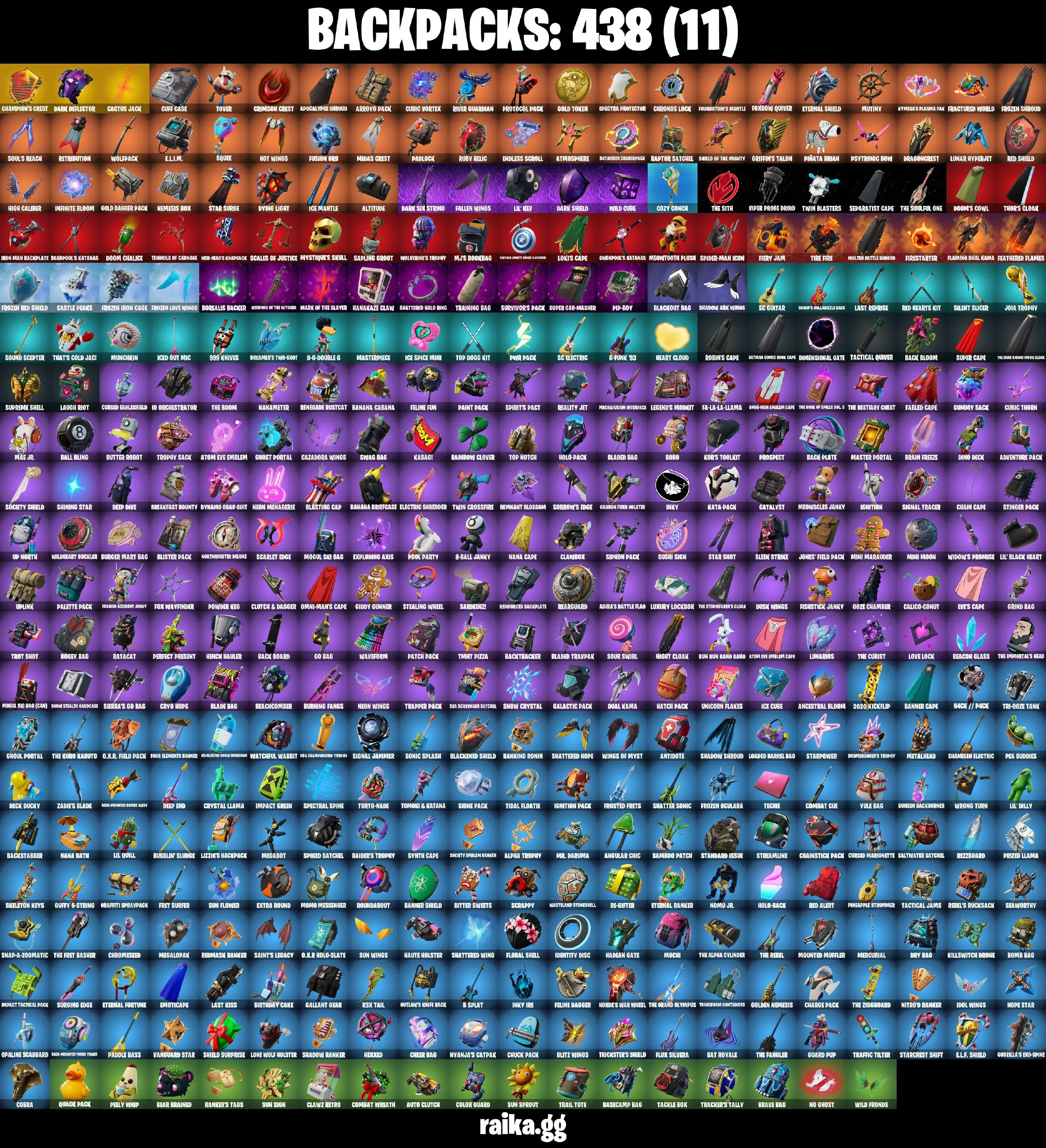 PC 419 skins | Wildcat | Travis Scott | Psycho Bandit | Merry Mint Axe | Leviathan Axe | Dark Vertex | Glow | Renegade Raider | 