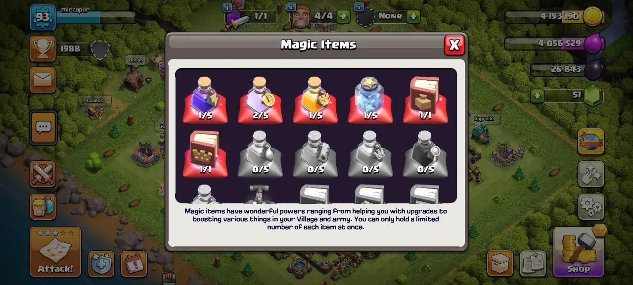 [#1311] SEMI-MAX TH 12 | 37-30-23-13 HEROES | SOME MAGIC ITEMS | FREE RENAME | INSTANT DELIVERY