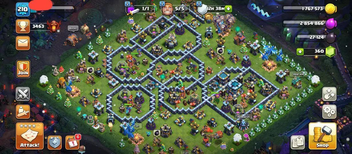 🎮 MAXED OUT TH13 | RARE TIGER MOUNTAIN SCENERY 🐯 | 602 CWL MEDALS | LOADED MAGIC ITEMS 🎯 | FAST DELIVERY 🚀
