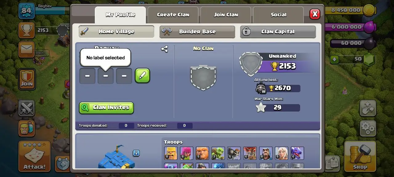 [#1317] SEMI-MAX TH 12 | 21-31-8-5 HEROES | SOME MAGIC ITEMS | FREE RENAME  | INSTANT DELIVERY