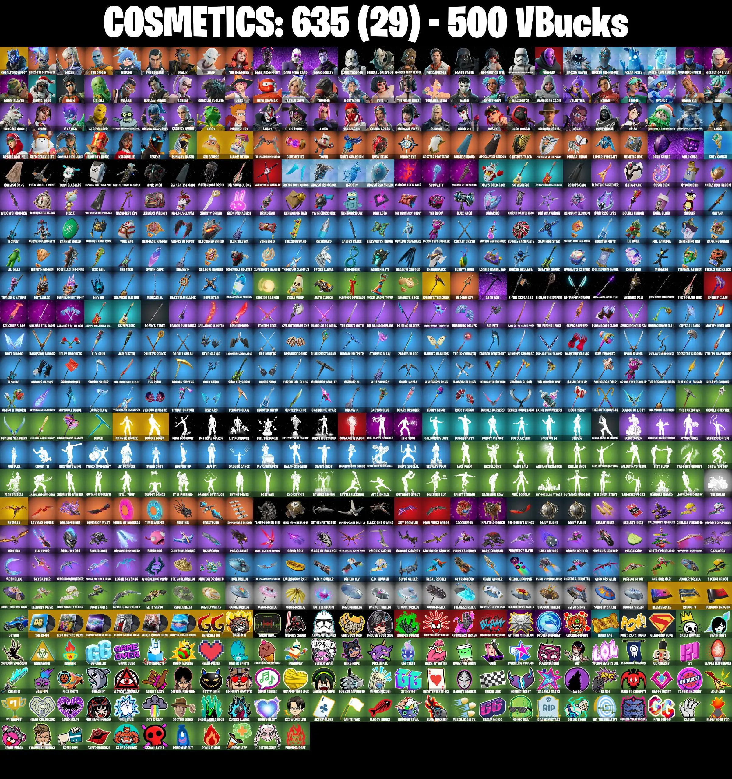 [PC/PSN/XBOX] 85 skins | Cobalt Snowfoot | Sir Beurre | Clawz Retro | Knight's Treachery | Nanner Ringer | Boogie Down | Skerran | Renzo the Destroyer