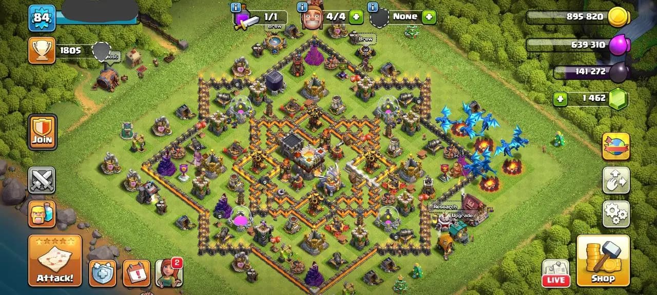 💎 TH-11 DEAL | DECENT ACC | HEROES 25-30-25-15 | MAGIC ITEMS - GOOD DEFENSE | RENAM -1k | QUICK DELIVERY ✅