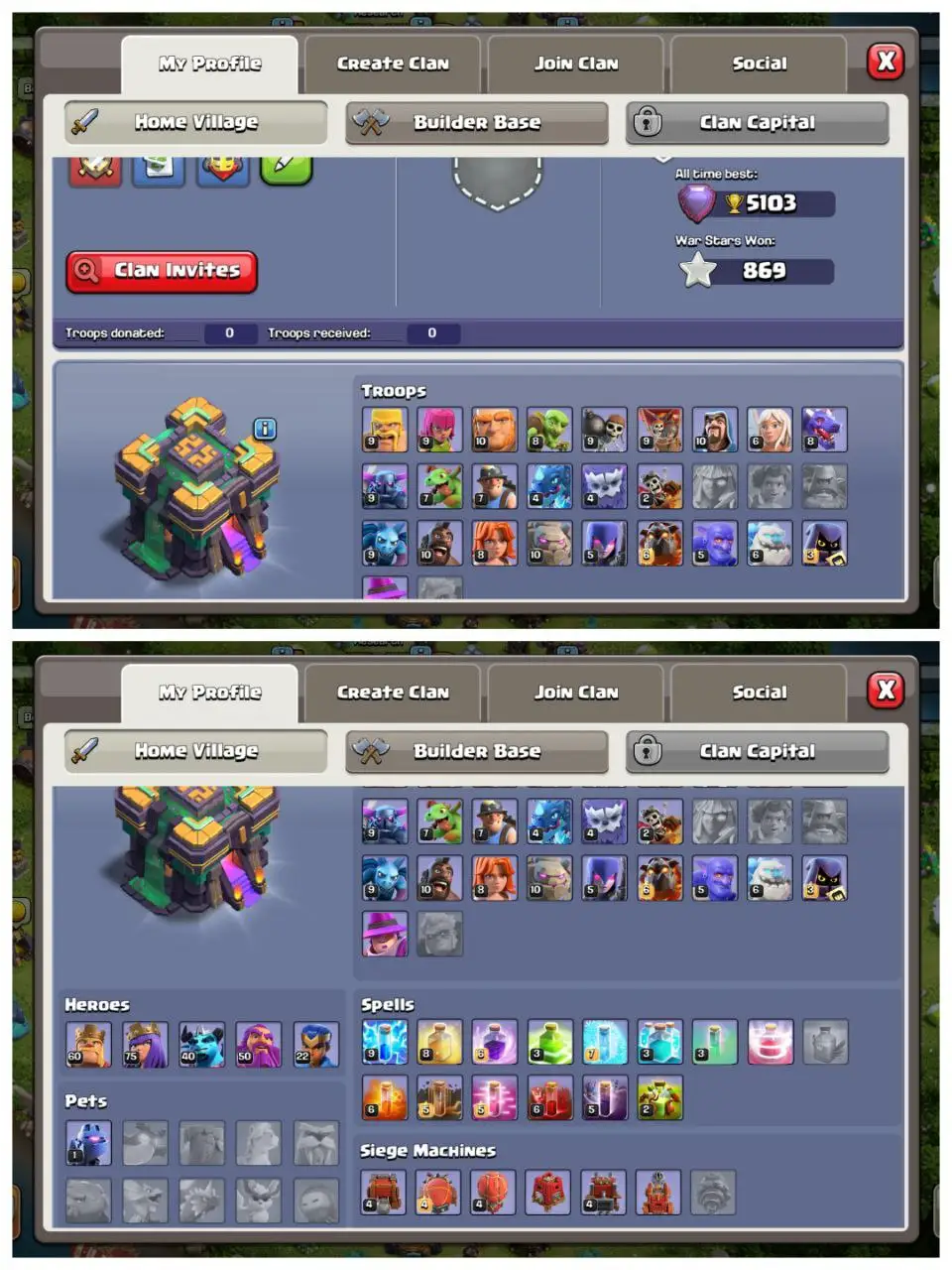 ⚔️ MAXED TH14 ACCOUNT | LEGEND TOUCHED 💪 | FB-17 EQUIPPED | 1K RENAME AVAILABLE ✨ | HEROES STACKED 🔥 | INSTANT DELIVERY