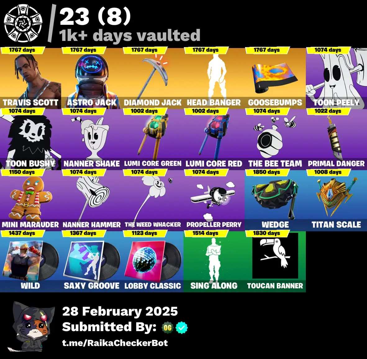🛸 221 Skins · 36 Paid · STACKED Fortnite Account | Travis Scott, Darth Vader, Renegade Raider & More!