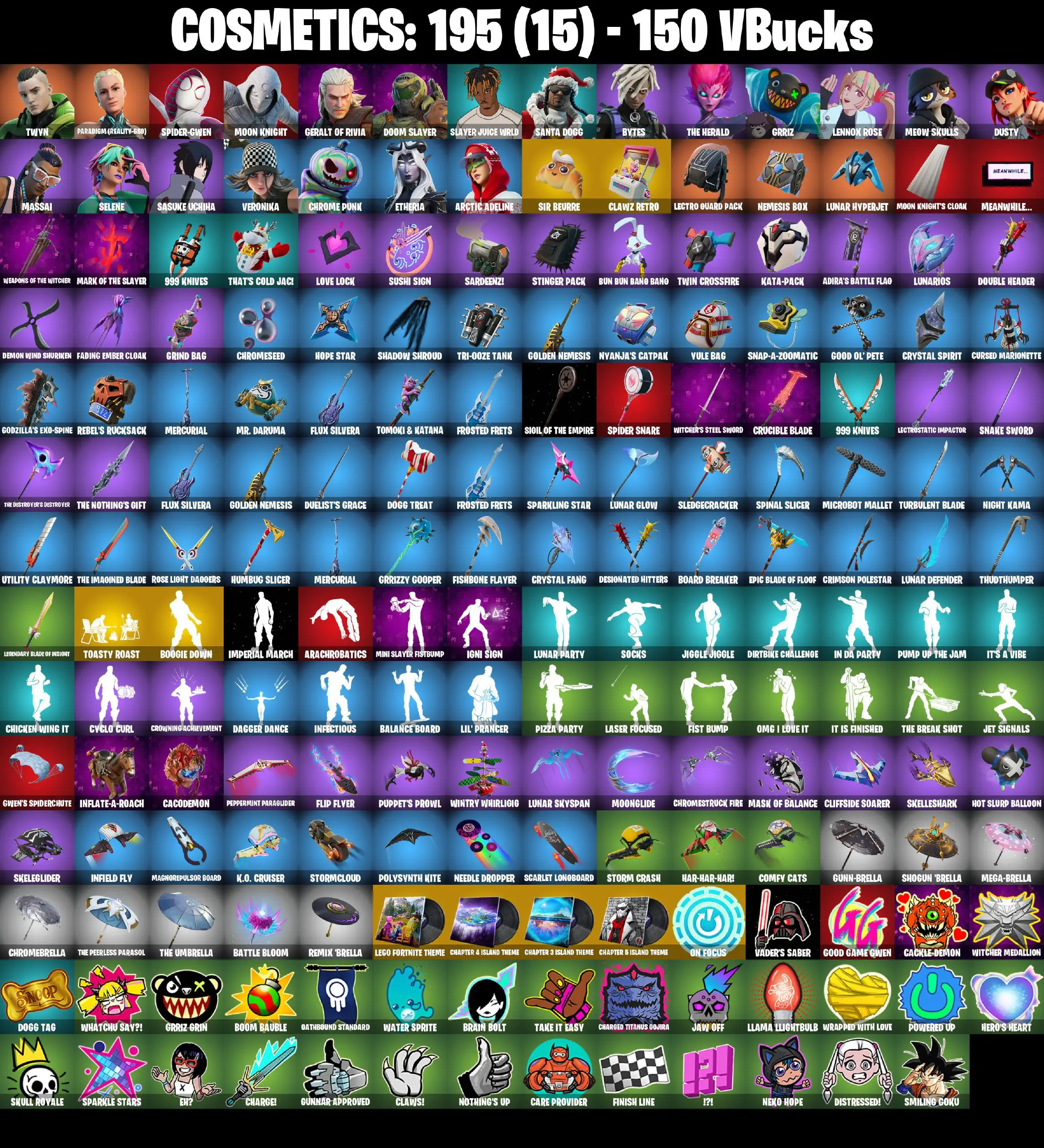 [PC/PSN/XBOX] 21 Skins | Santa Dogg | Arctic Adeline | Dusty | Doom Slayer | Selene | Chrome Punk | Meow Skulls | Bytes | The Herald