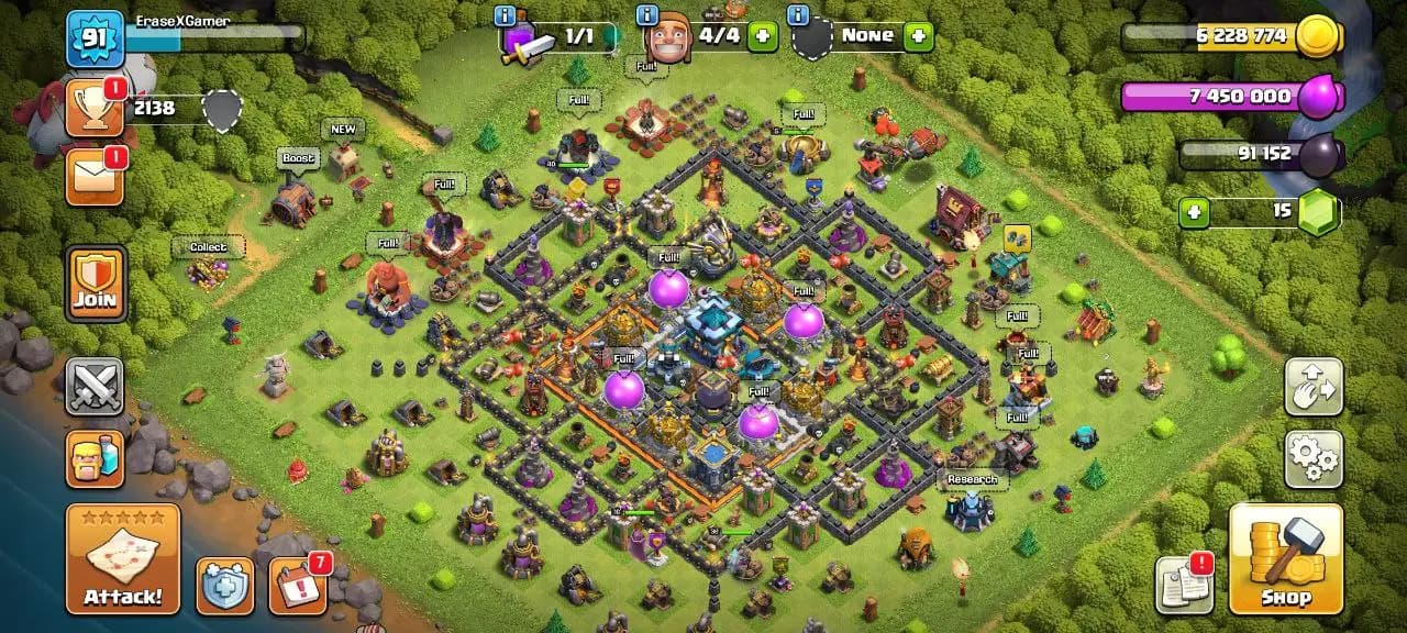 [#707] BEGINNERS TH 13 | 40-36-20-16-5 HEROES | BEST EQUIPMENT | 134 CWL MEDALS | 500 RENAME | INSTANT DELIVERY