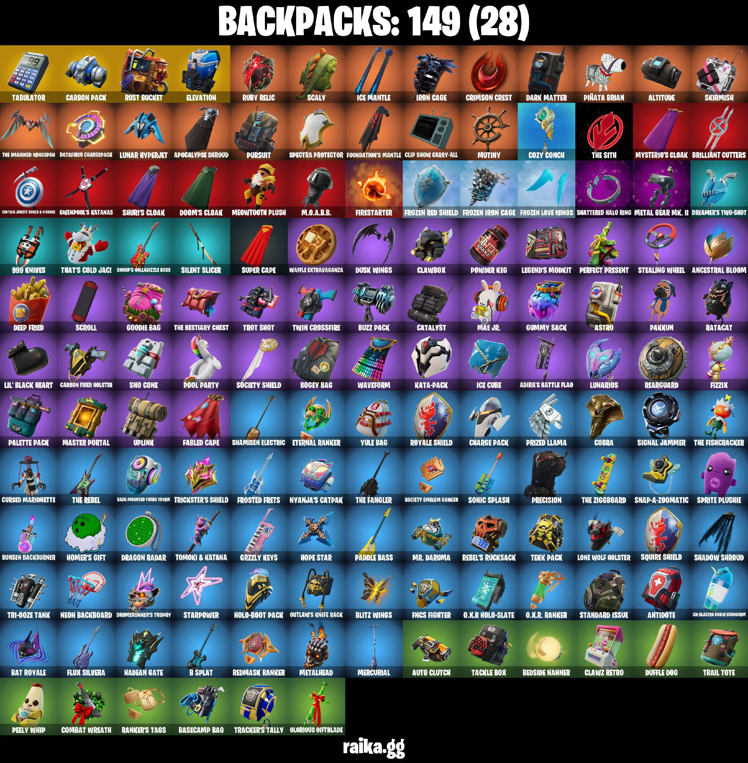 [PC/PS/XB/NIN] 102 skins The Reaper | Blue Squire | OG STW | Take The L | Royale Knight | Elite Agent | Mako | Prodigy | Rogue Agent | Omega | Naruto 