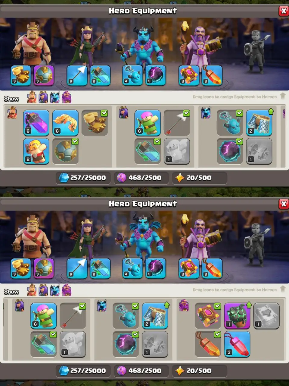 [#1410] [VP] SEMI-MAX TH 11 | 48-44-20-8 HEROES | SOME MAGIC ITEMS | 120+ CWL MEDALS | 1000 RENAME | BEST EQUIPMENT | CHEAP PRICE | INSTANT DELIVERY