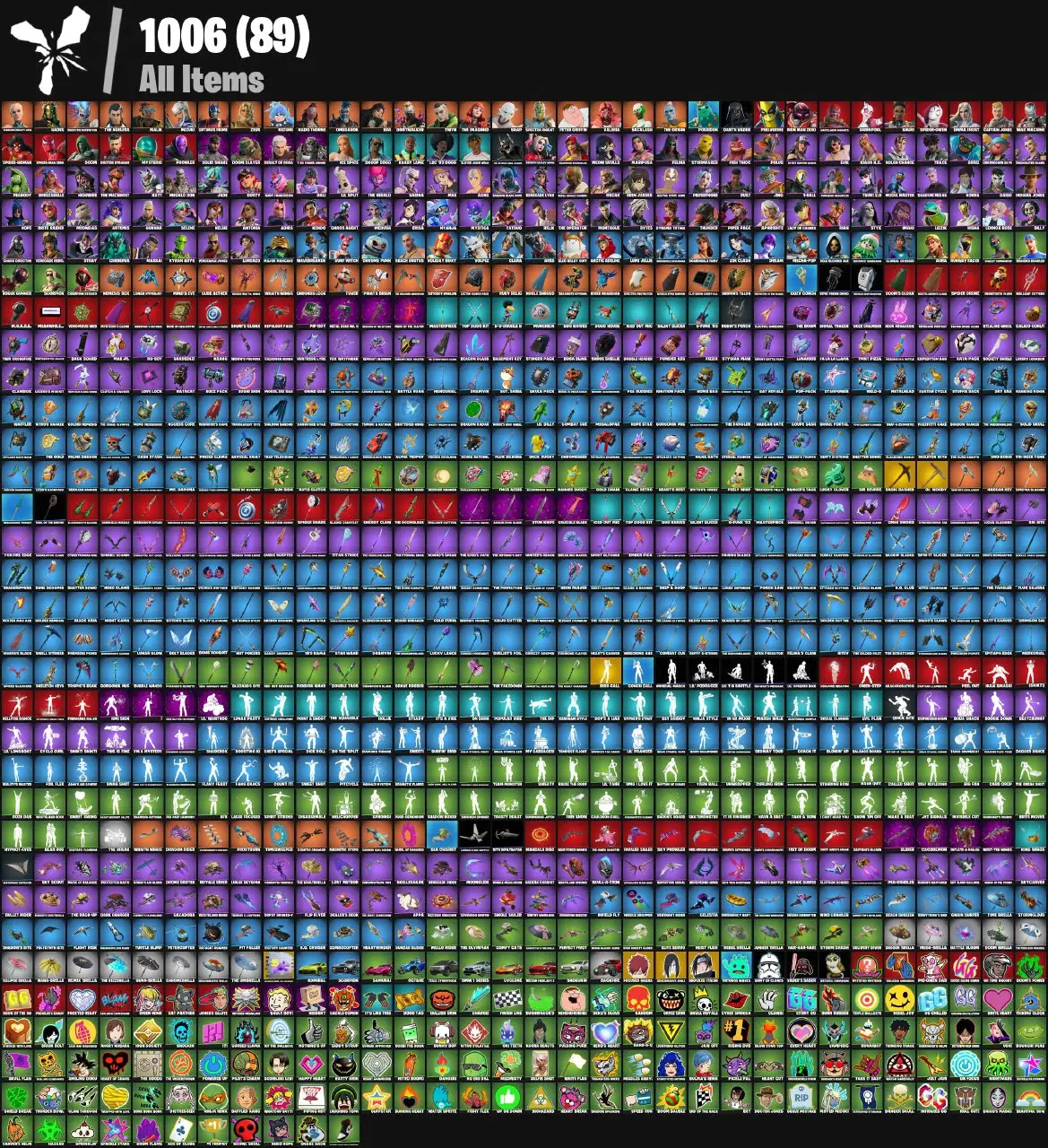 [PC/XBOX] 163 skins | Clawz Retro | Sir Beurre | Basic Basher | Ol' Woody | Toasty Roast | Boogie Down | Bird Call | Era | Optimus Prime | Peter Griffin 