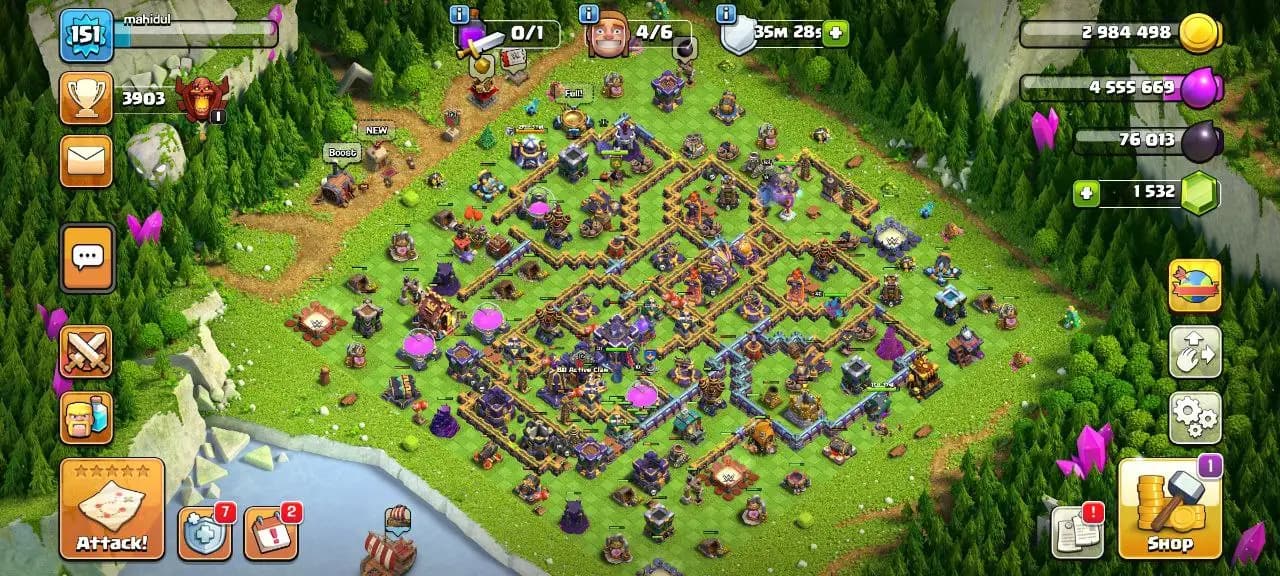 [#753] ALMOST MAX TH 15 | 49-64-40-53-37 HEROES | SOME MAGIC ITEMS | FREE RENAME | 227 CWL MEDALS | BEST EQUIPMENT | INSTANT DELIVERY