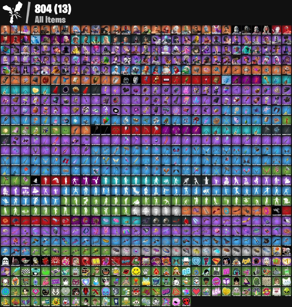 [PC/PSN] 135 skins | Clawz Retro | Boogie Down | Toasty Roast | Twyn | The Foundation | Kado Thorne | The Cube Queen | Paradigm (Reality-659) | Nezumi