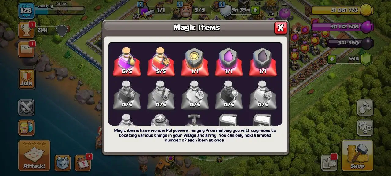 [#748] SEMI-MAX TH 12 | 44-46-30-20 HEROES | SOME MAGIC ITEMS | 1000 RENAME | INSTANT DELIVERY