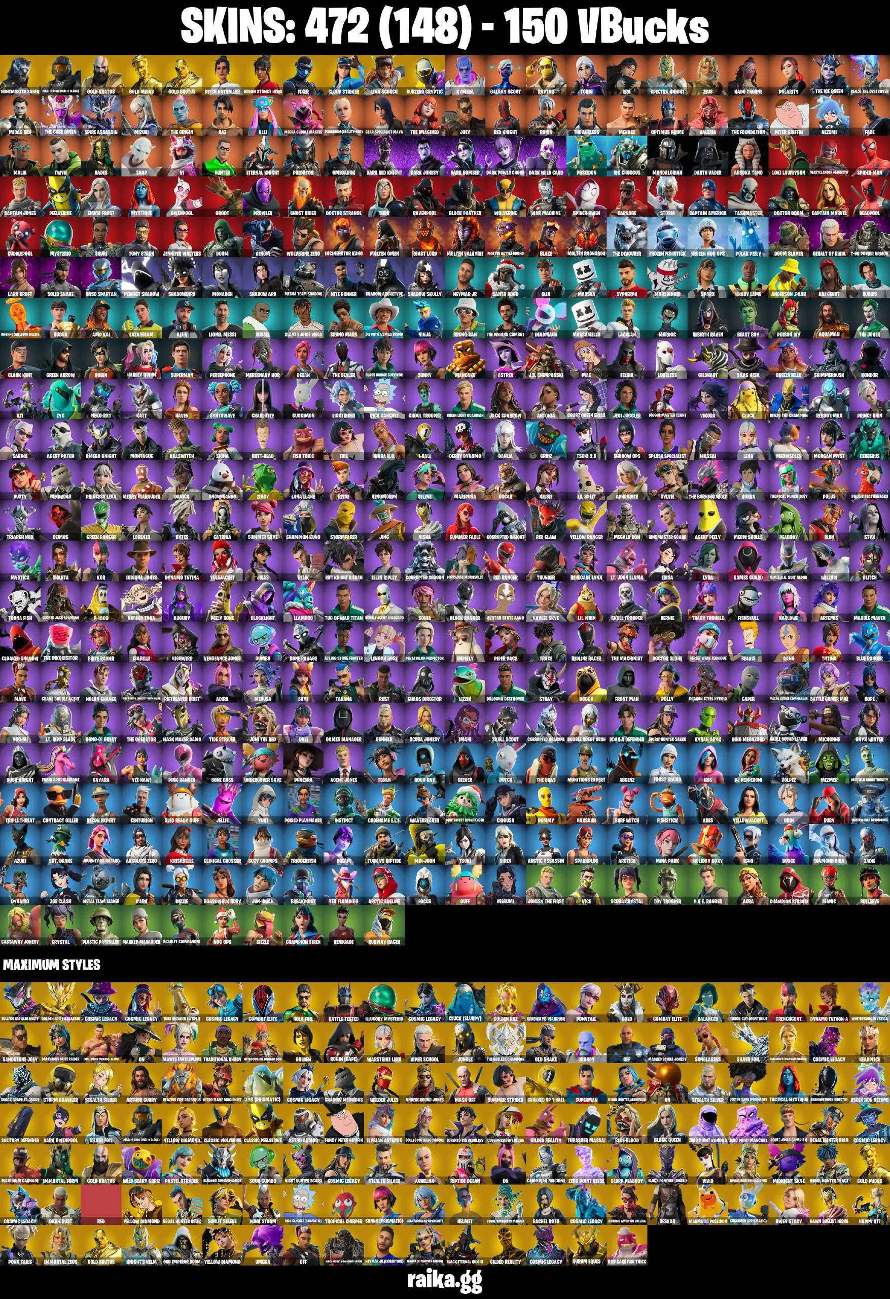 [PC/XBOX] FA 473 skins | Leviathan Axe | Huntmaster Saber | Gold Kratos | Gold Brutus | Gold Midas | Master Chief (Matte Black) | Fixer