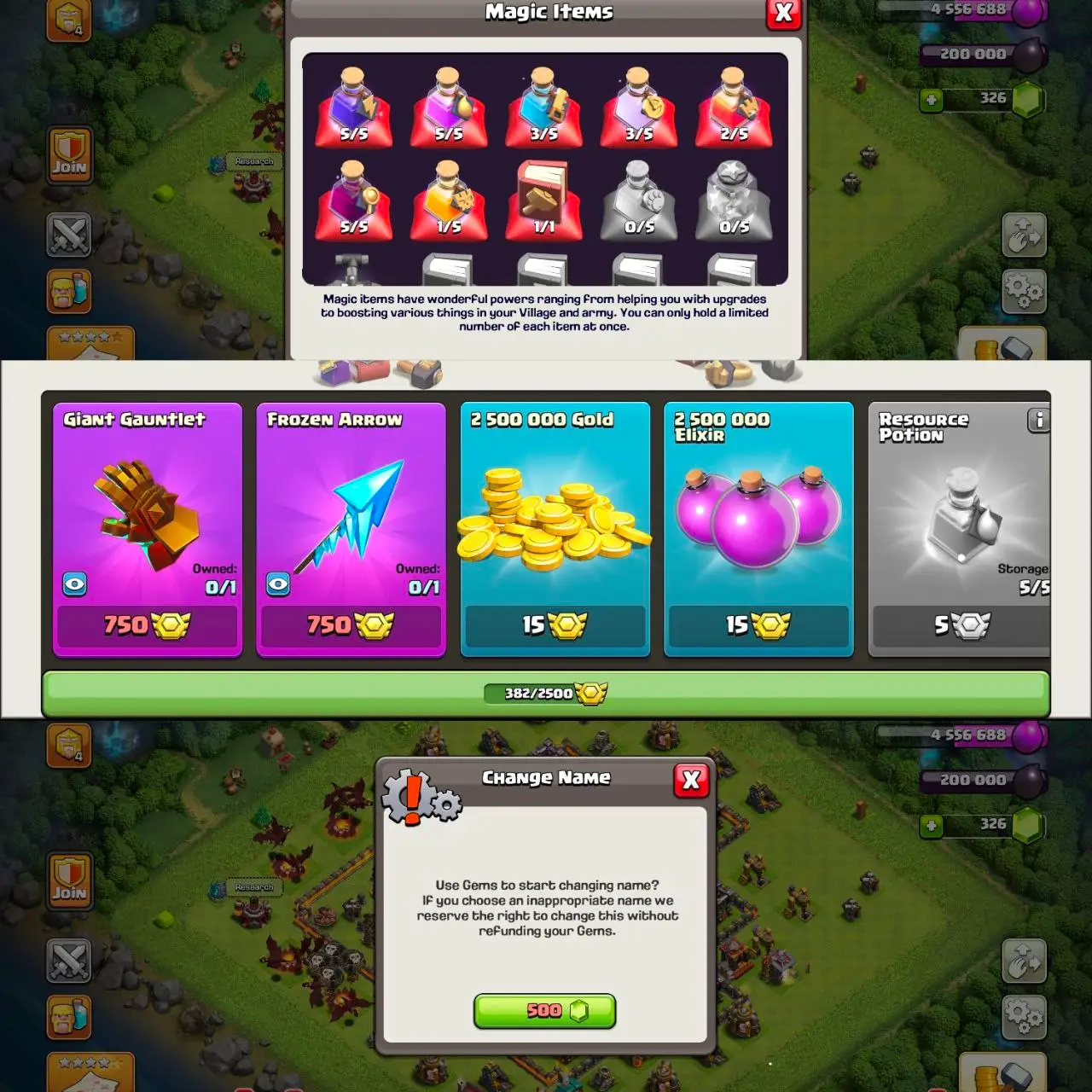 [VP] [#1540] | ALMOST MAX TH 10 | 40-40-13 HEROES | SOME MAGIC ITEMS | 382 CWL MEDALS | 500 RENAME | INSTANT DELIVERY