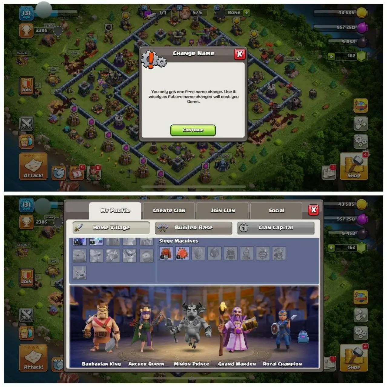 {CRAZY ACCOUNT} TH14 SEMI MAX⚡️XP-131⚡️HERO 22-23-17-12⚡️  DARK BLUE WALLS⚡️FREE NAME CHANGE⚡️MAGIC ITEMS⚡️OP LAB⚡️INSTANT DELIVERY 🚚