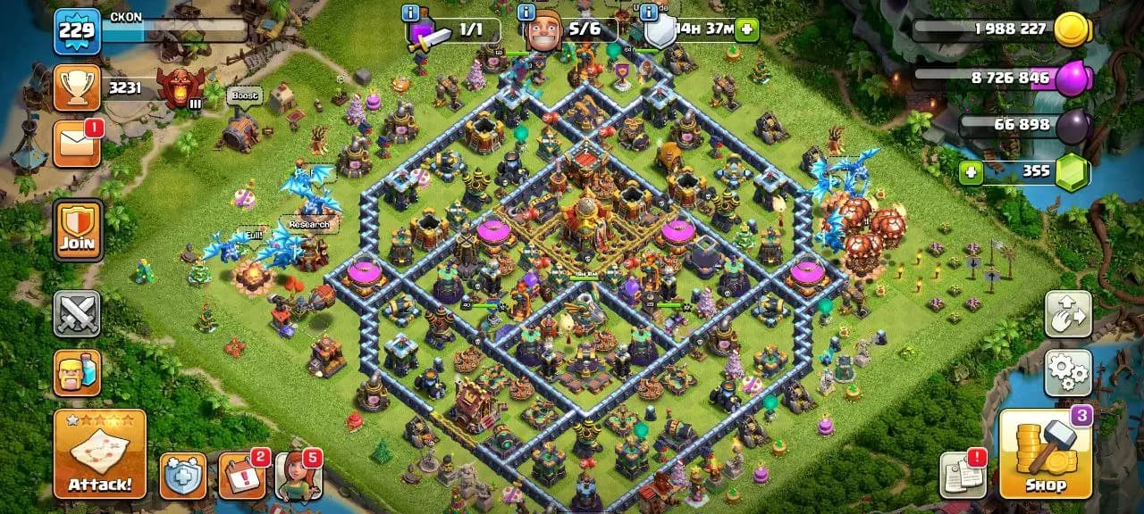 [#633] SEMI-MAX TH 16 | 83-89-60-64-40 HEROES | NICE EQUIPMENT | BEST COMBO SCENERY | SOME MAGIC ITEMS | 15 HEROES SKIN | INSTANT DELIVERY