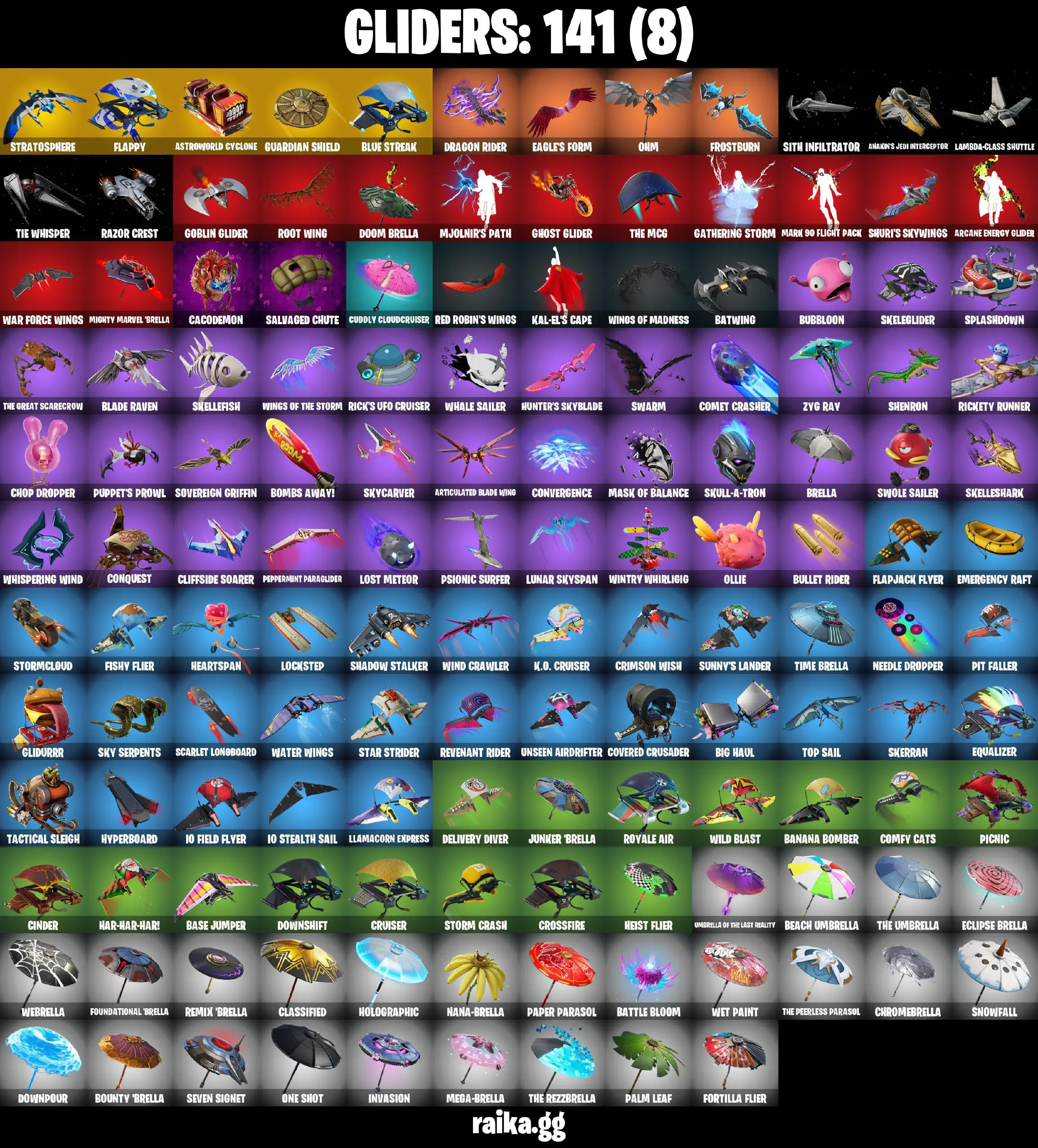 PC/XBOX/PSN 119 skins | Travis Scott | Leviathan Axe | Astro Jack | Gold Kratos | Gold Brutus | Gold Midas | Menace | Blackheart | Joey 350 VB