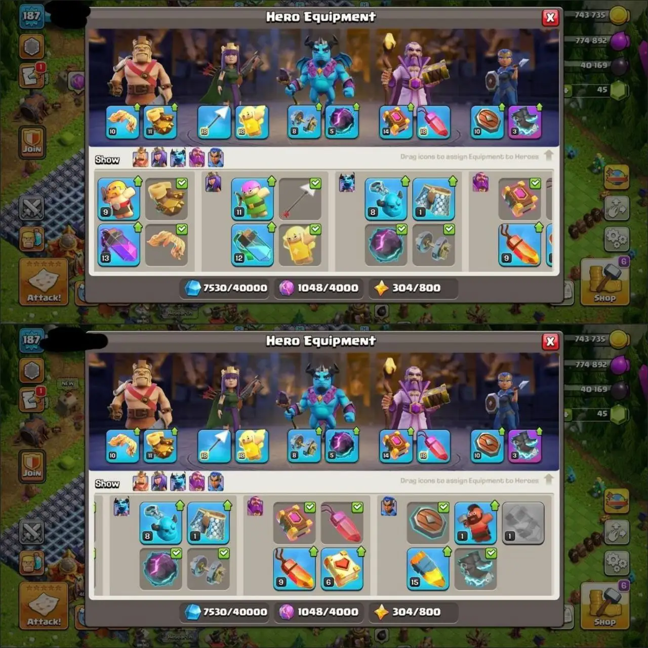 👑TH -16 DECENT | 🧩187 XP | MAGIC ITEMS |🎗 EPIC EQUIPMENT |🌟 GOOD DEFENSE | 💥HEROES 48-78-41-49-20 | 🚀QUICK DELIVERY